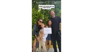 Elizabeth Chambers posed with Armie Hammer and their two children. (via/Instagram/elizabetchambers)
